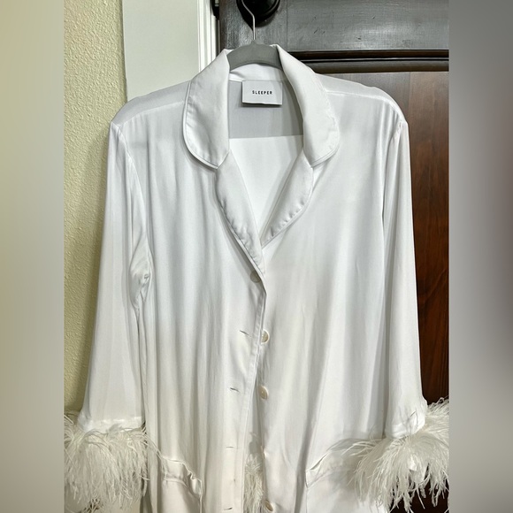 Party Pajama Set with Feathers - Picture 4 of 4